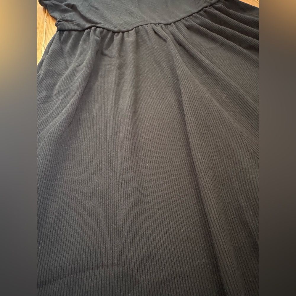 NWT Black Ribbed Jumpsuit - Picture 2 of 4